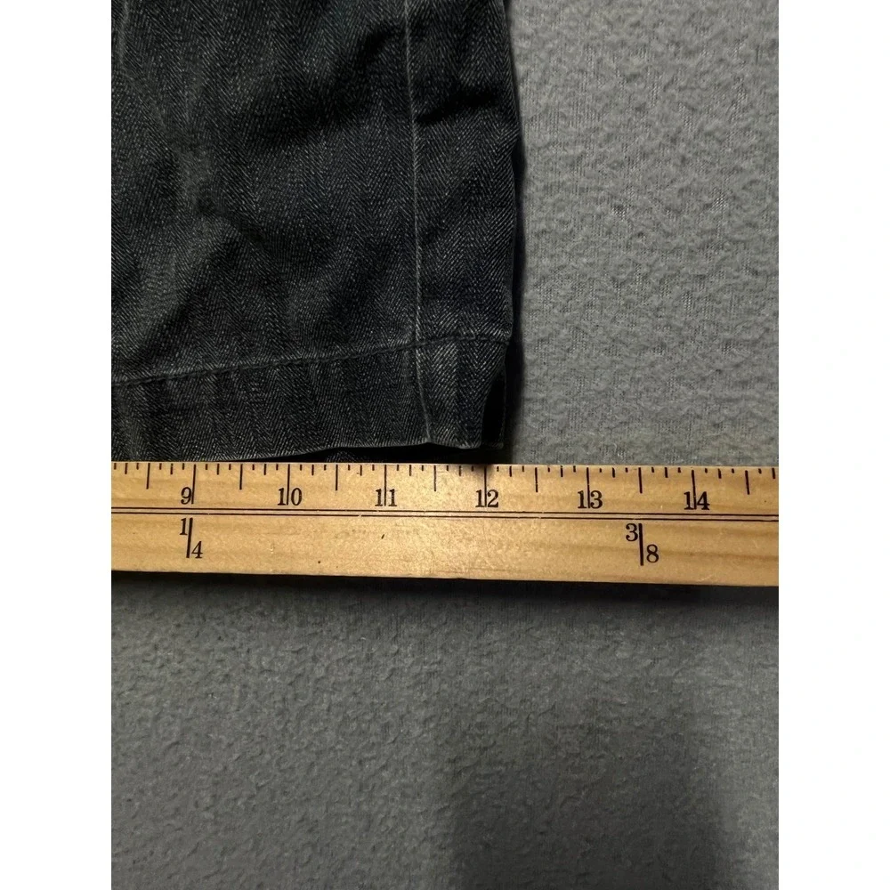 Tommy Bahama Mens 42 Silk Cotton Herringbone Flat Front Shorts Faded Black 9